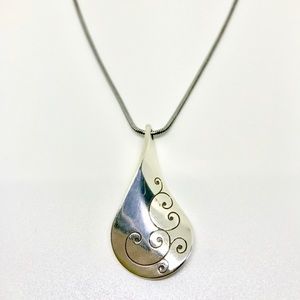 Brighton Twirl Necklace- Silver